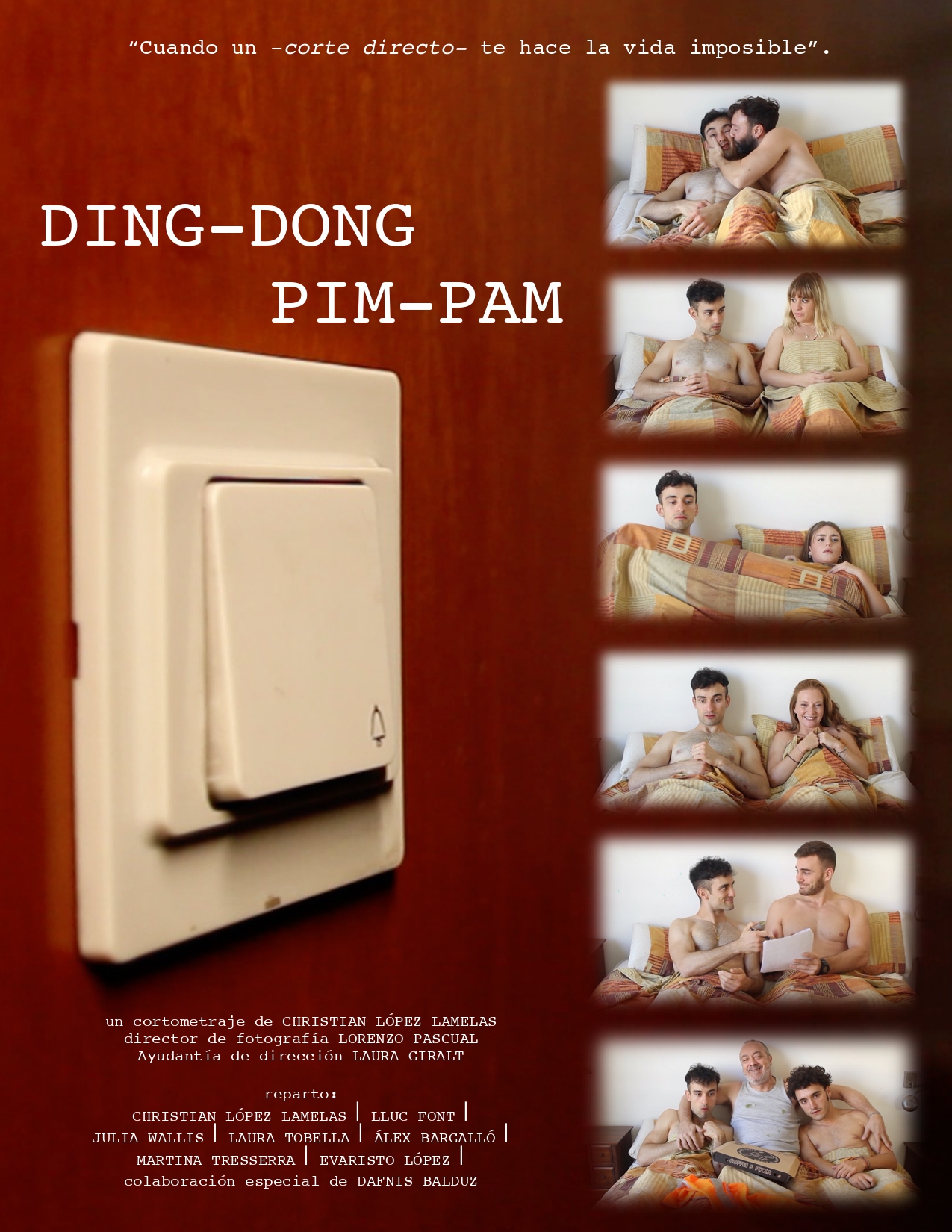 Póster del corto Ding Dong Pim Pam