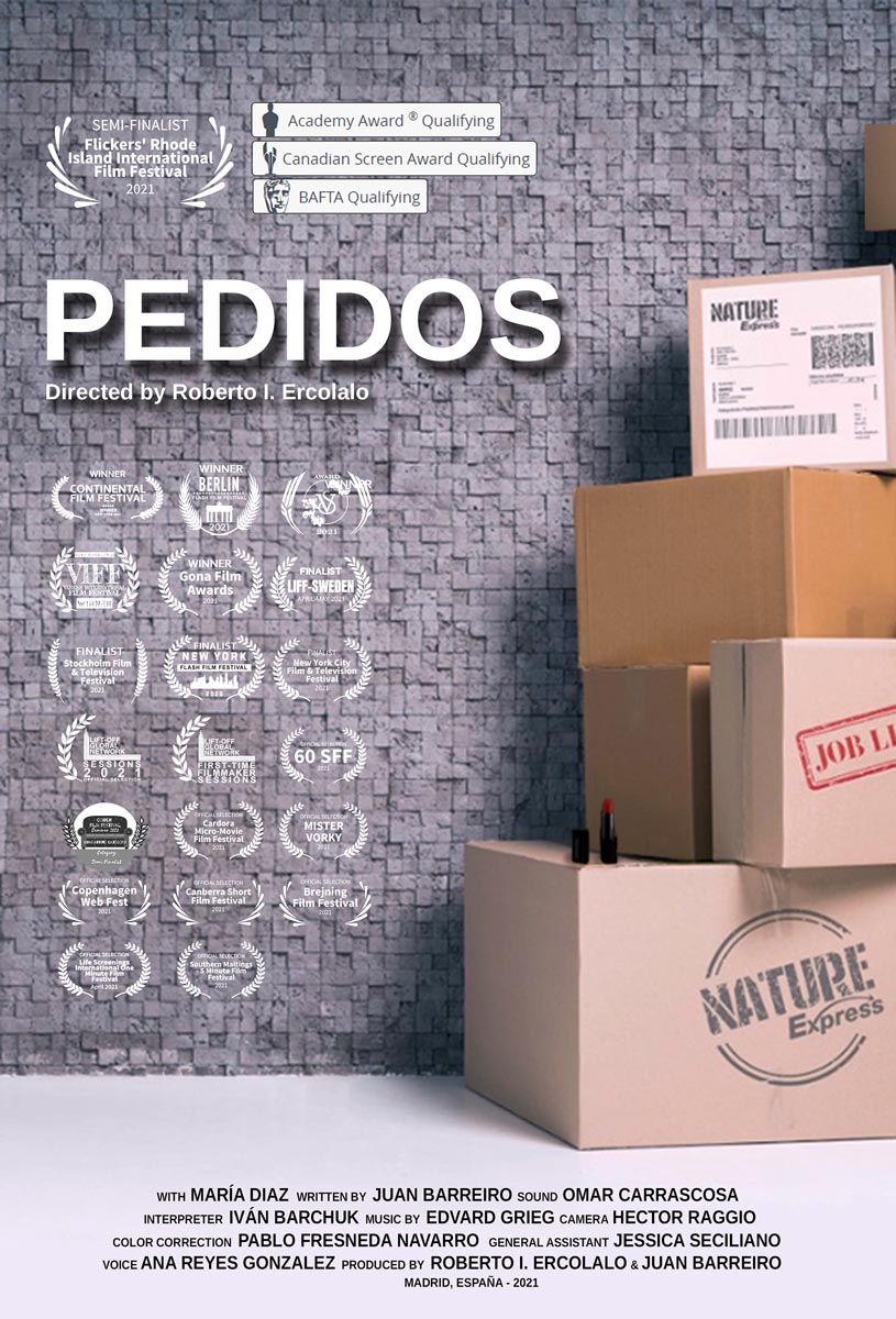 Póster del corto Pedidos (Orders)