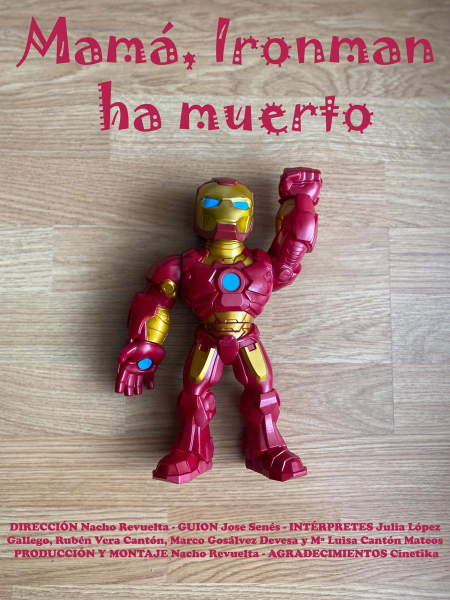 Póster del corto Mamá, Ironman ha muerto