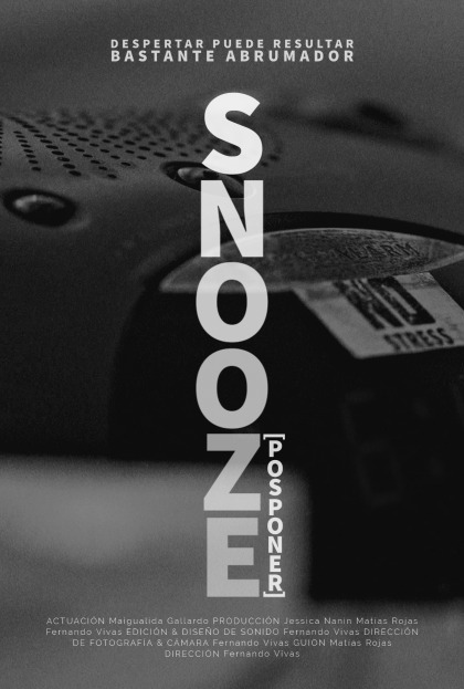 Póster del corto Snooze (posponer)