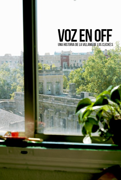 Póster del corto Voz en off