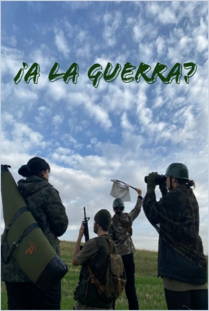 Póster del corto ¡A LA GUERRA?