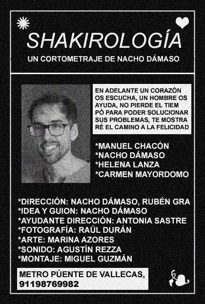 Póster del corto Shakirología