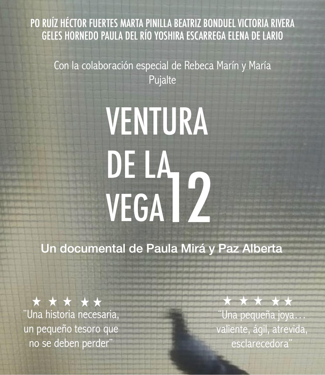 Póster del corto Ventura De la Vega 12