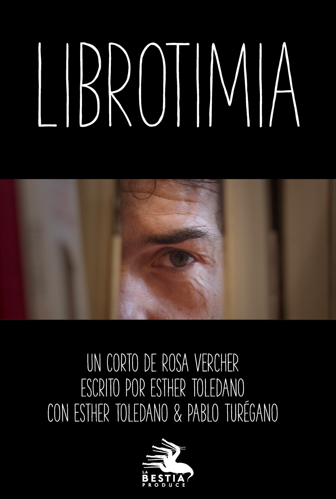 Póster del corto LIBROTIMIA