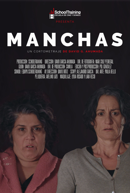 Póster del corto MANCHAS