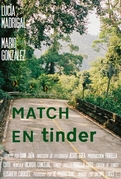 Póster del corto Match en Tinder