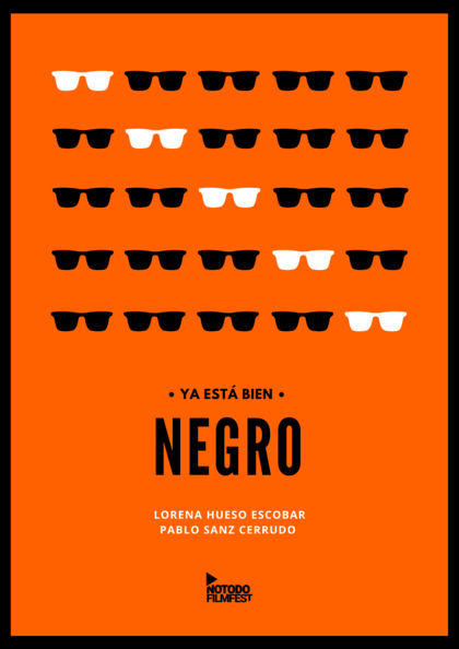 Póster del corto NEGRO