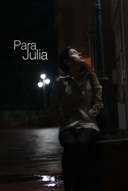 Póster del corto PARA JULIA