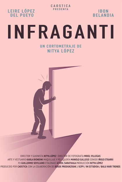 Póster del corto INFRAGANTI