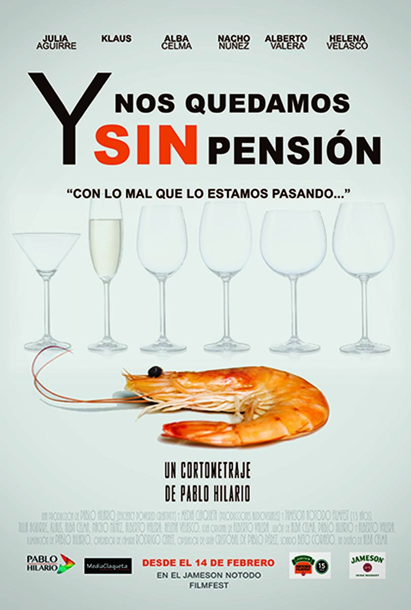 Póster del corto Y nos quedamos sin pensión