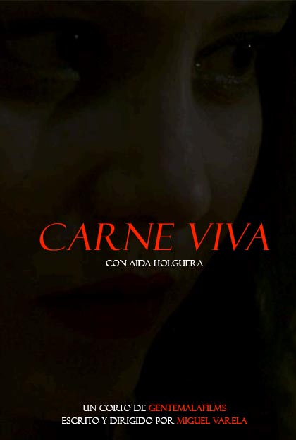 Póster del corto CARNE VIVA