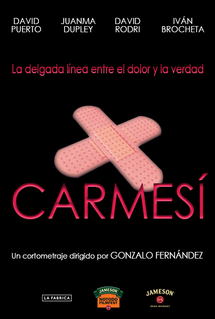 Póster del corto CARMESÍ