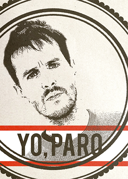 Póster del corto YO, PARO