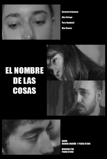 Póster del corto El nombre de las cosas