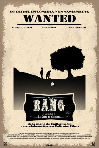 Póster del corto BANG