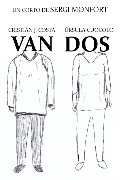 Póster del corto Van dos