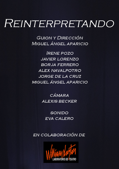 Póster del corto Reinterpretando