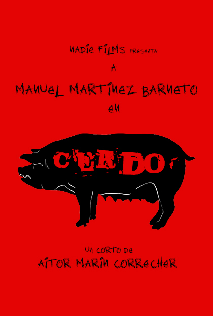 Póster del corto Cerdo