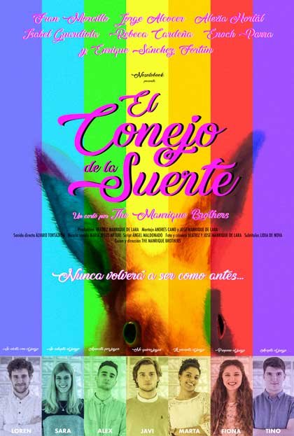 Póster del corto El Conejo de la Suerte