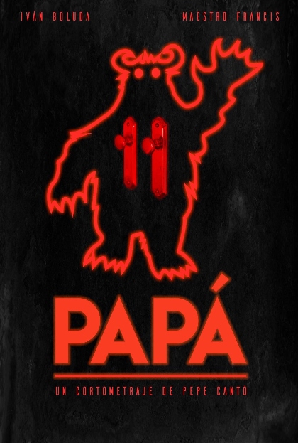 Póster del corto Papá