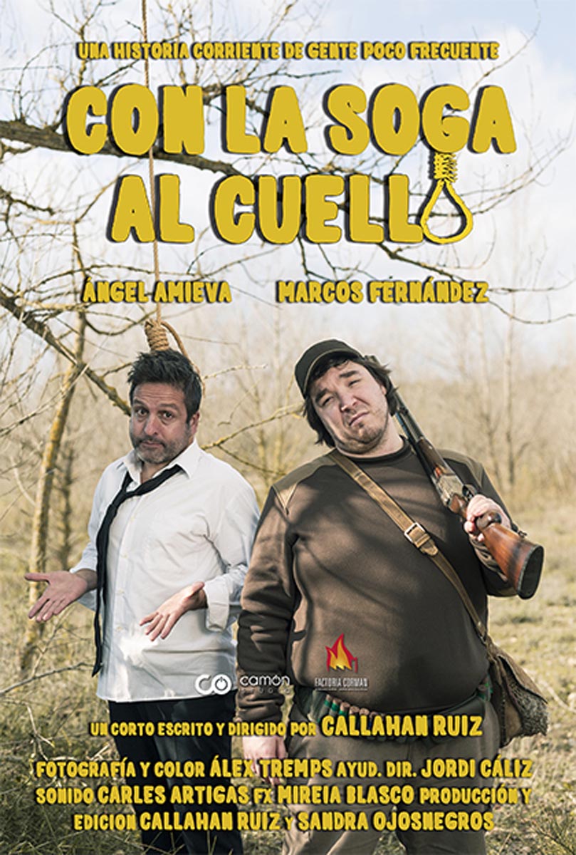 Póster del corto Con la soga al cuello