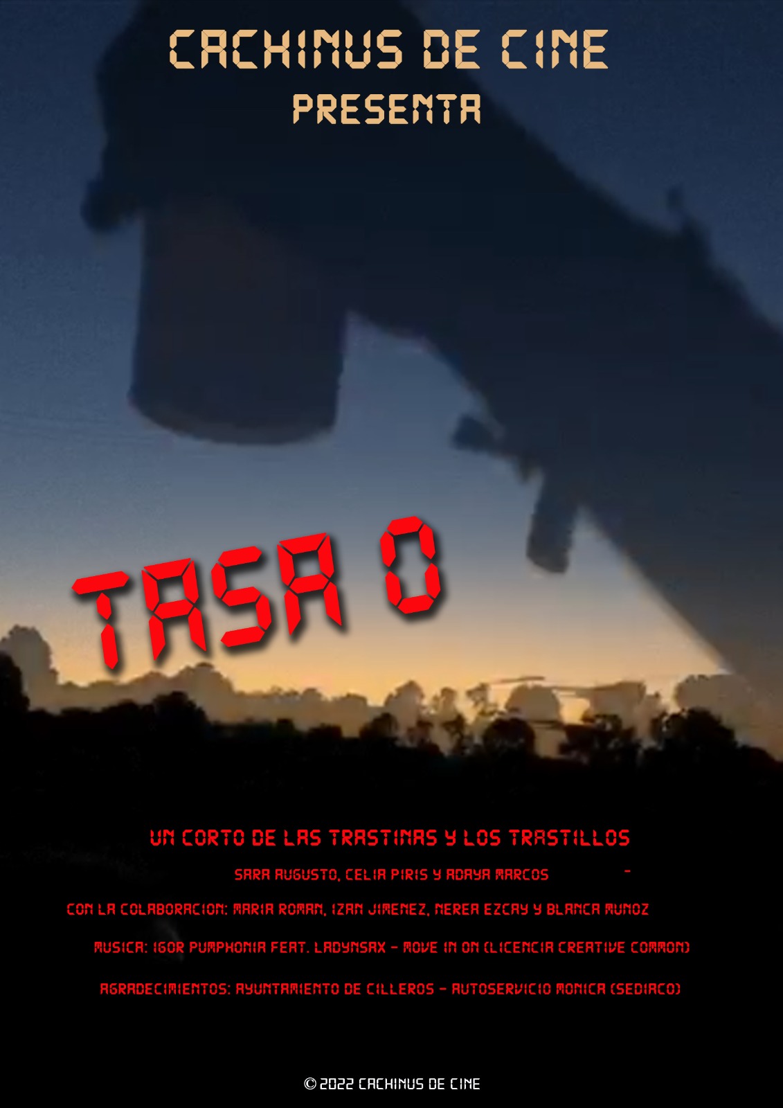 Póster del corto Tasa 0