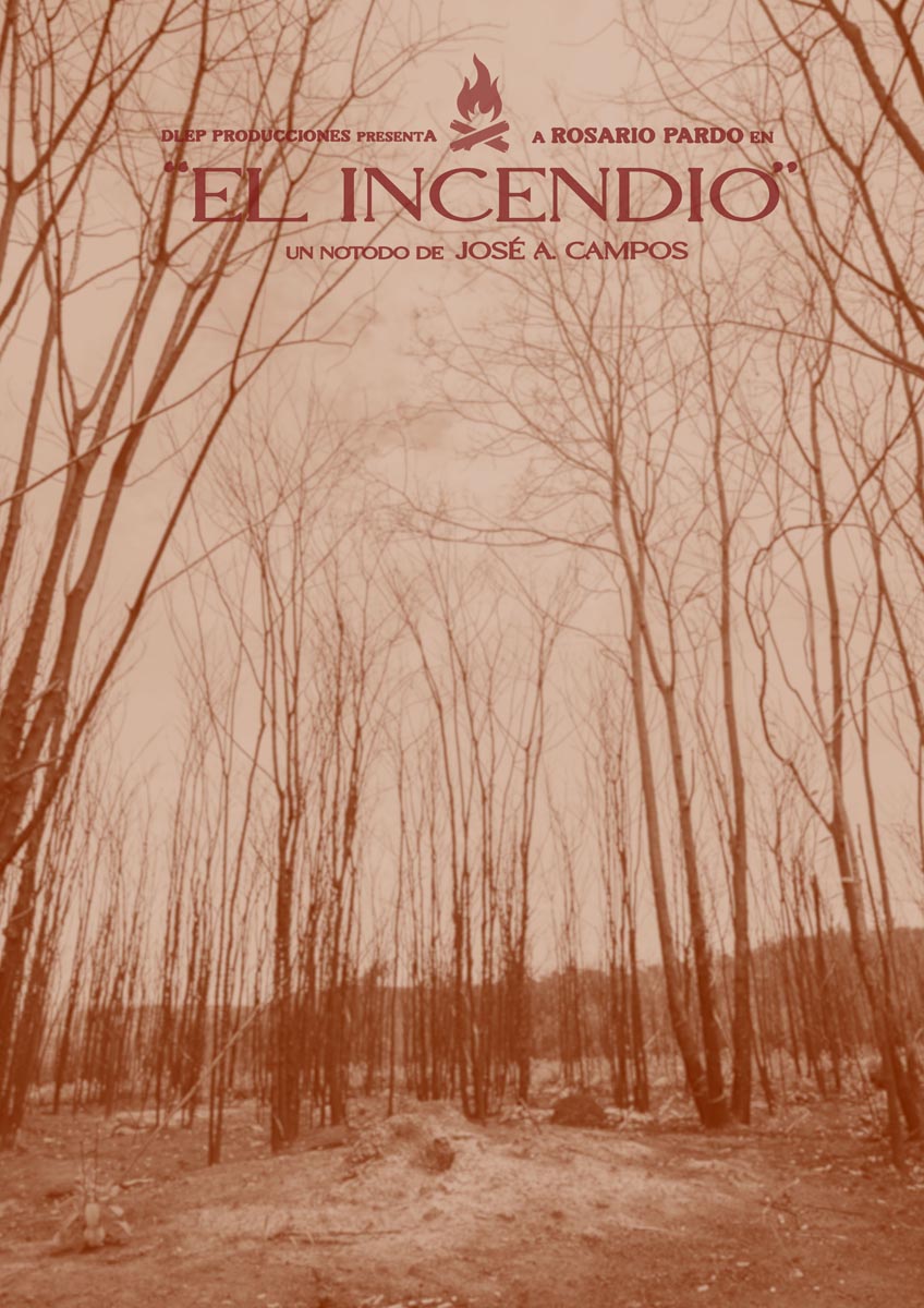 Póster del corto El Incendio