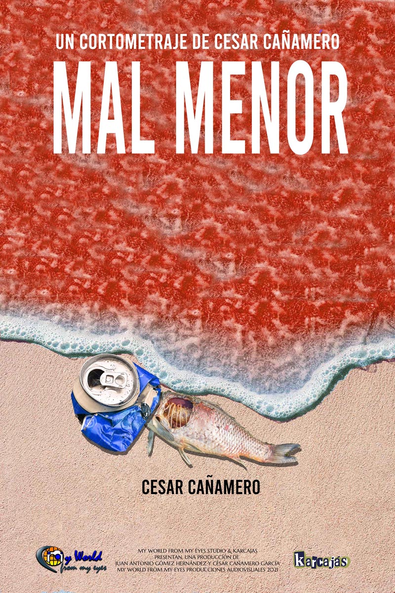 Póster del corto MAL MENOR