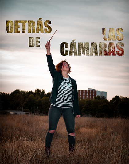 Póster del corto DETRÁS de las CÁMARAS