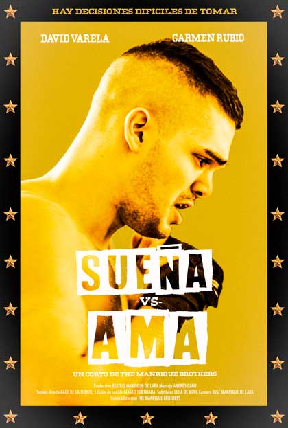 Póster del corto SUEÑA versus AMA