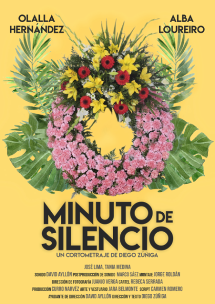 Póster del corto Minuto de silencio