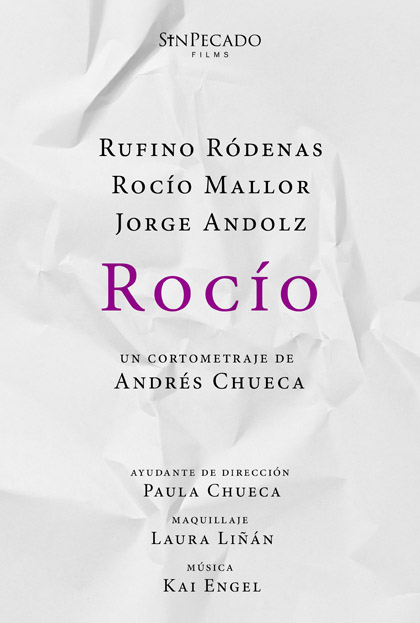 Póster del corto Rocío