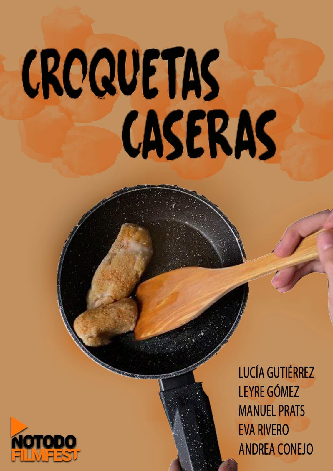 Póster del corto Croquetas caseras