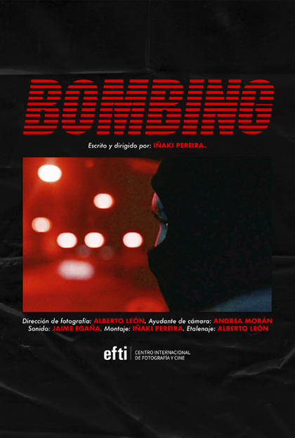 Póster del corto Bombing