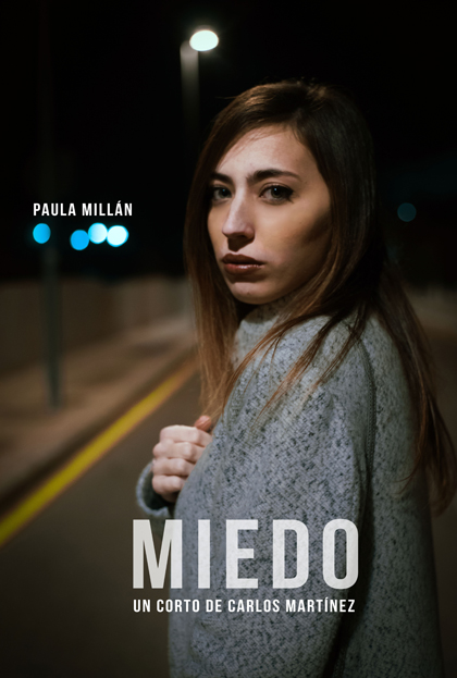 Póster del corto Miedo