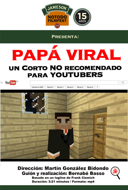 Póster del corto Papá Viral