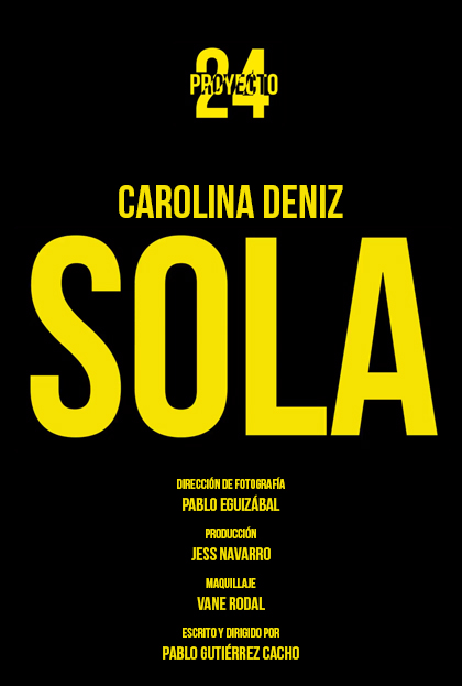 Póster del corto Sola