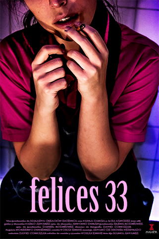 Póster del corto felices 33