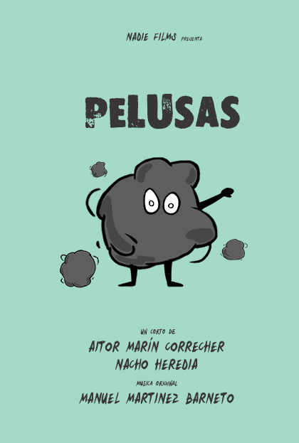 Póster del corto Pelusas