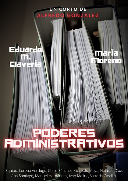 Póster del corto Poderes Administrativos