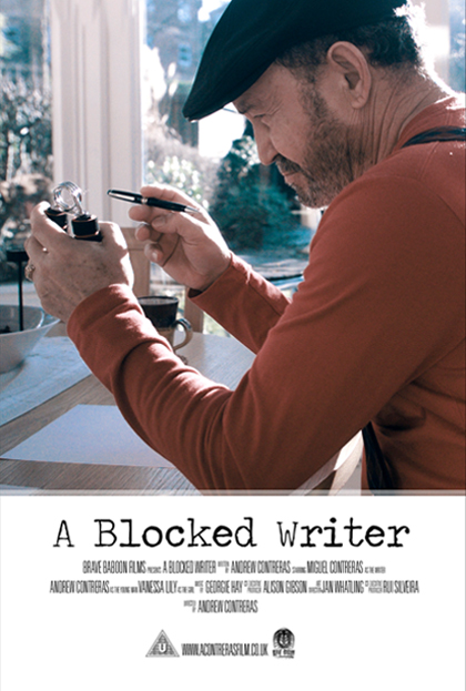 Póster del corto A Blocked Writer