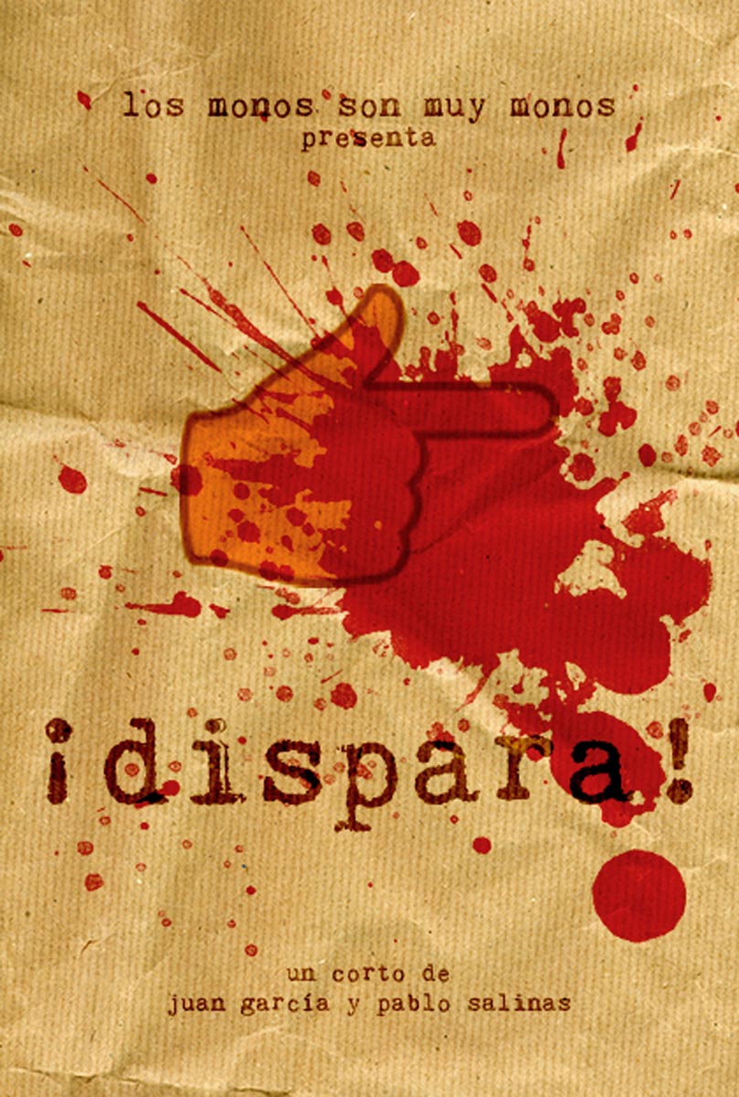 Póster del corto ¡dispara!