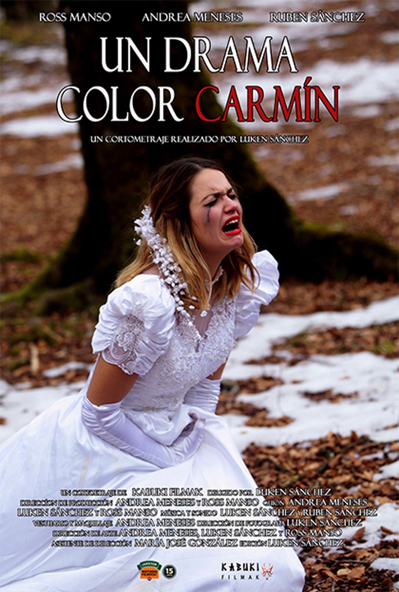 Póster del corto Un drama color carmín