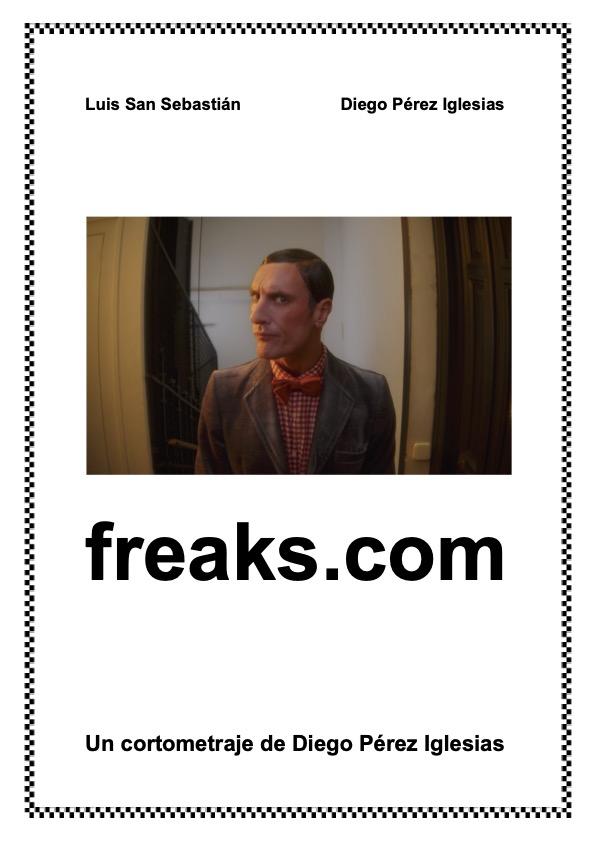 Póster del corto freaks.com