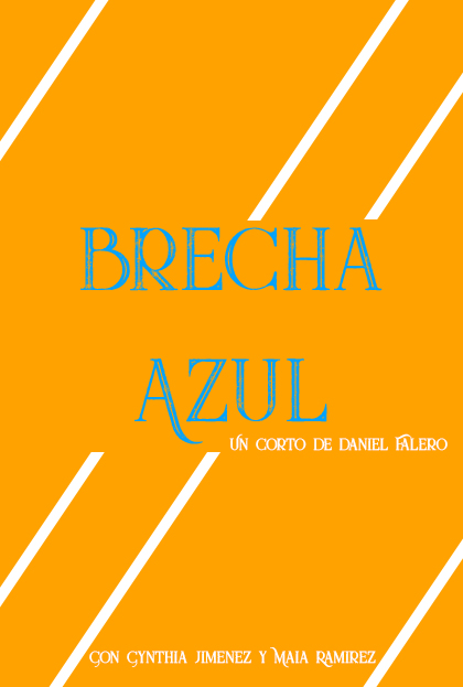 Póster del corto Brecha Azul