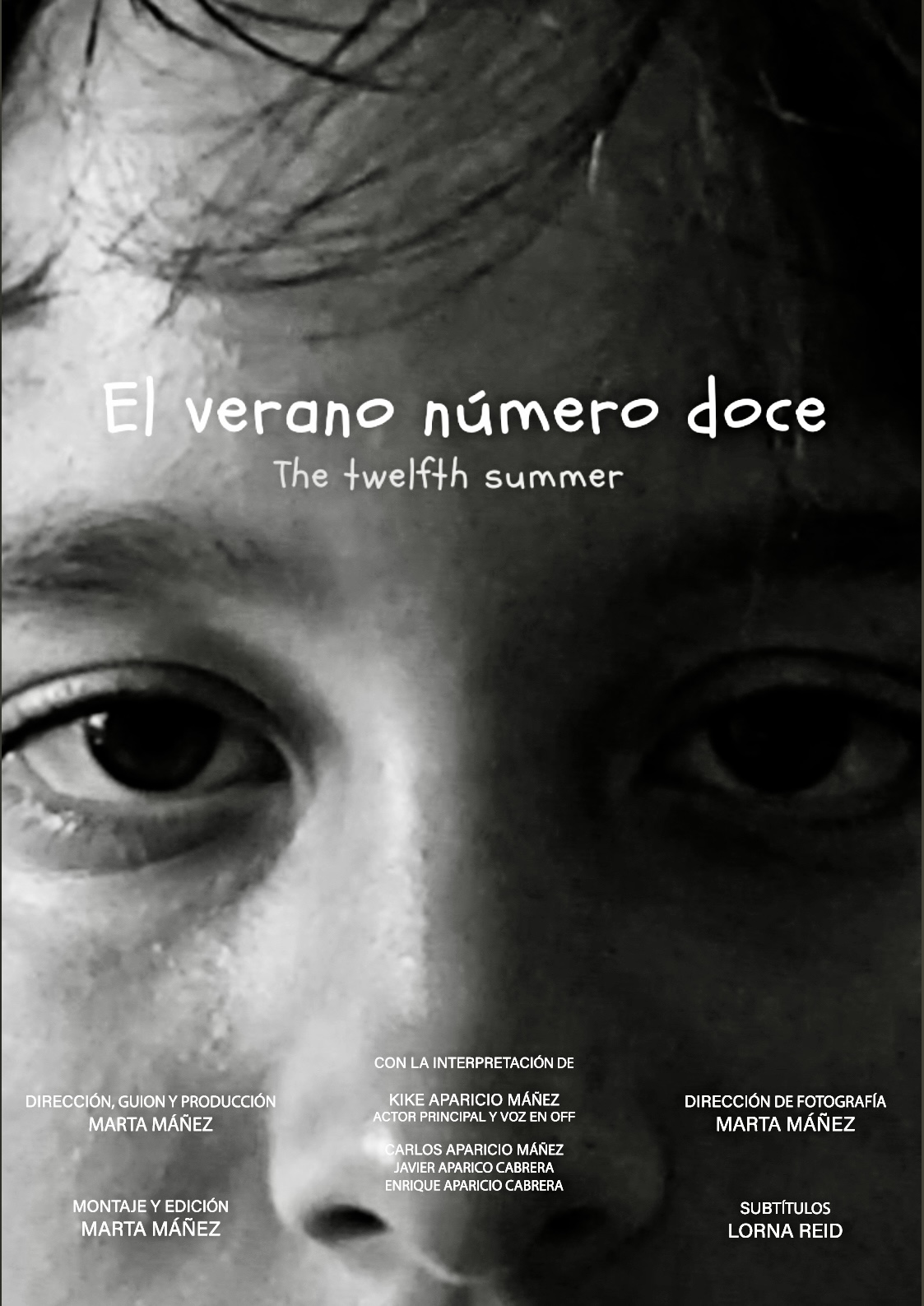 Póster del corto EL VERANO NÚMERO 12