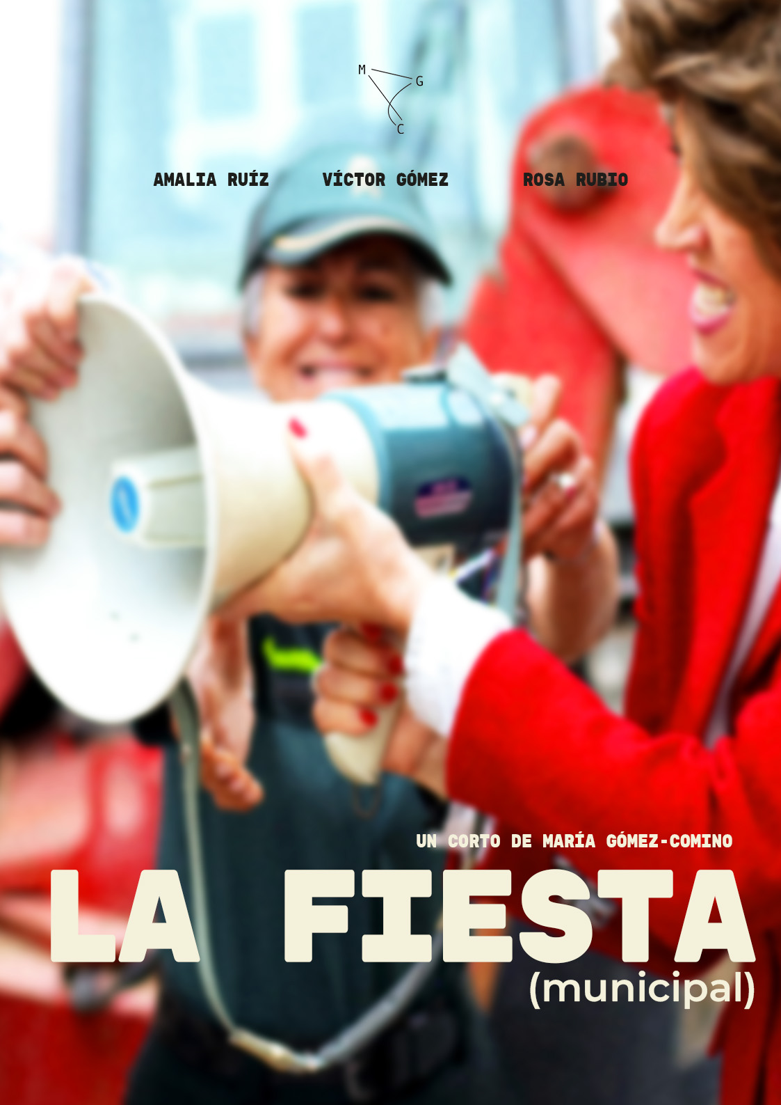 Póster del corto La fiesta (municipal)