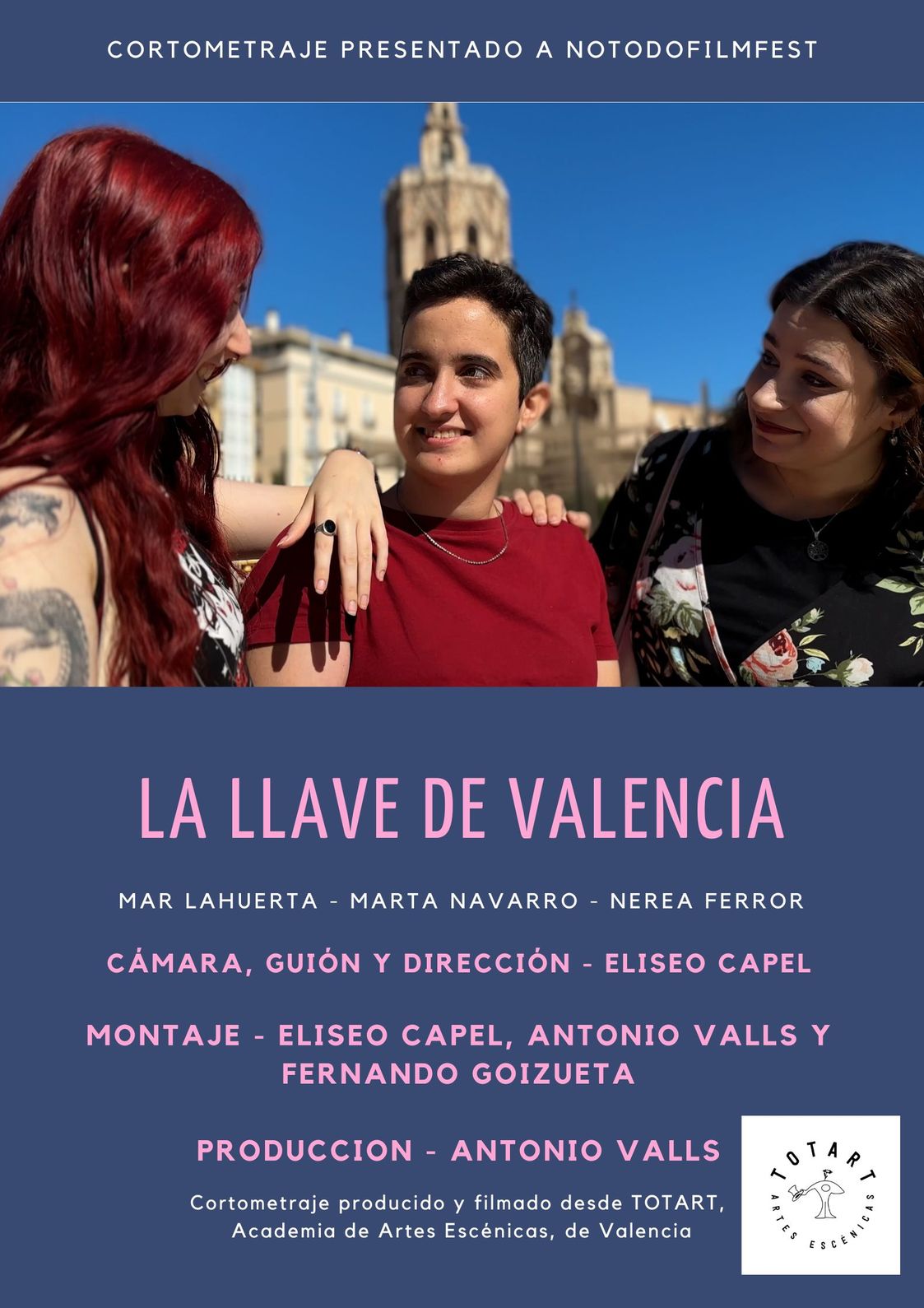 Póster del corto La llave de Valencia