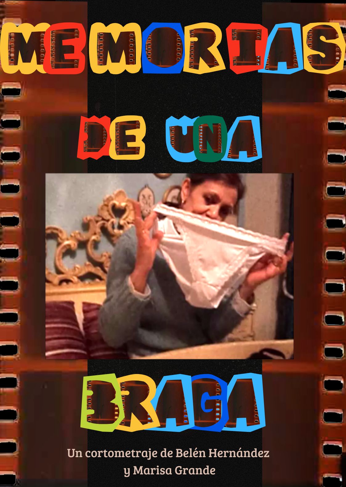 Póster del corto Memorias de una braga